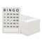 180 Sheets Reusable Paper Bingo Cards Bulk for Adults, Disposable Number Game Set for Large Groups (4x6 in)